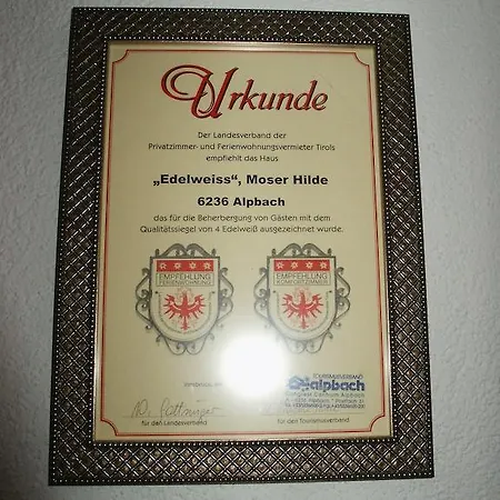 Edelweiss Gasthof Alpbach