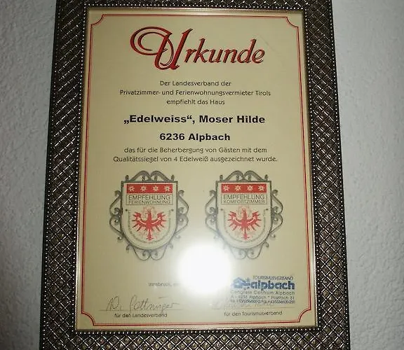 Edelweiss Gæstehus Alpbach